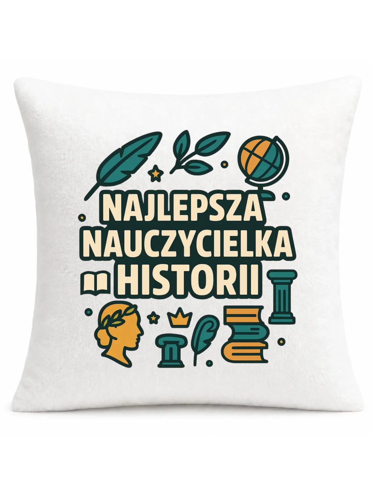 Najlepsza nauczycielka historii | Poduszka prezent dla nauczycielki N57