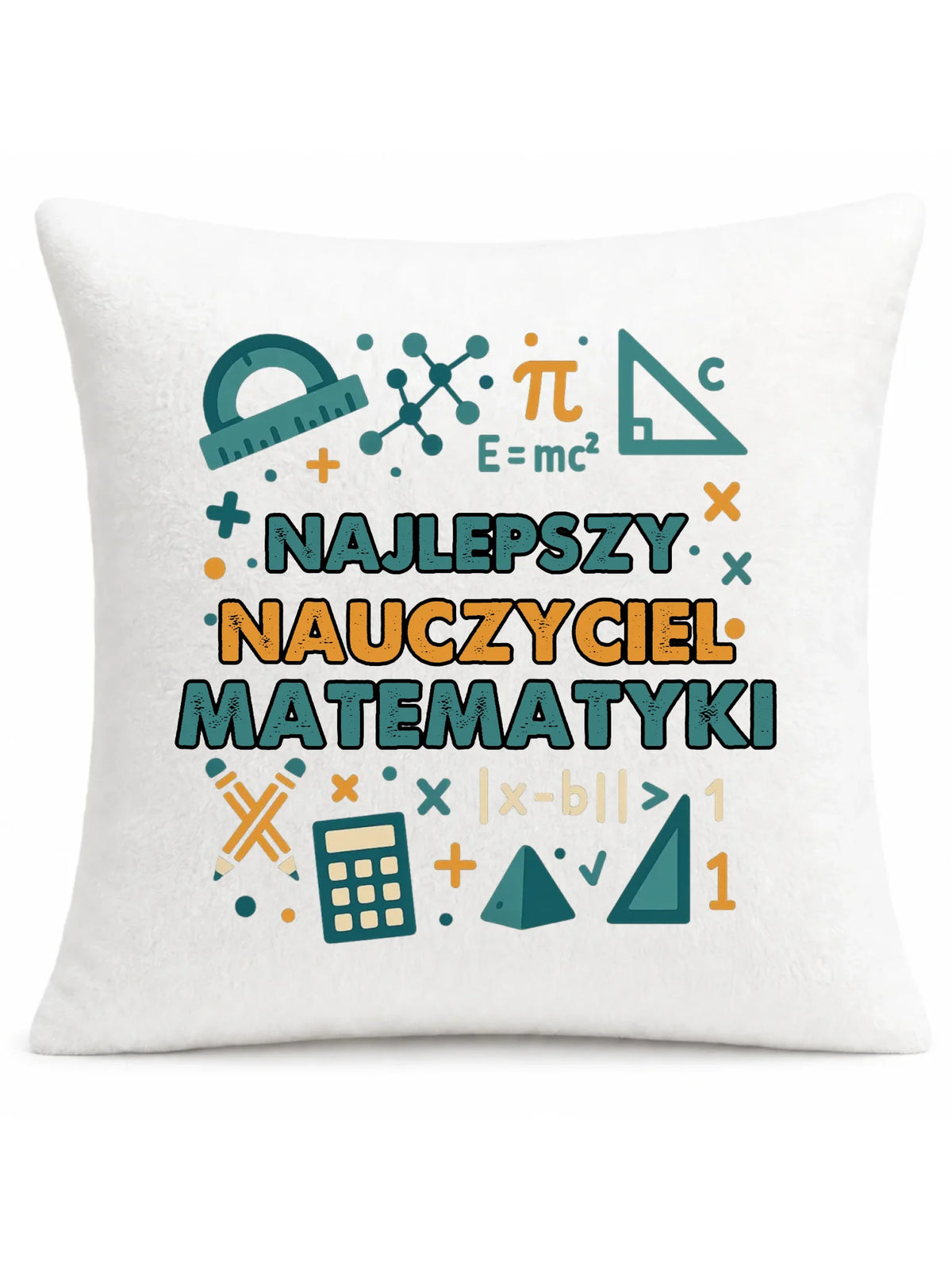 Najlepszy nauczyciel matematyki | Poduszka prezent dla nauczyciela N74