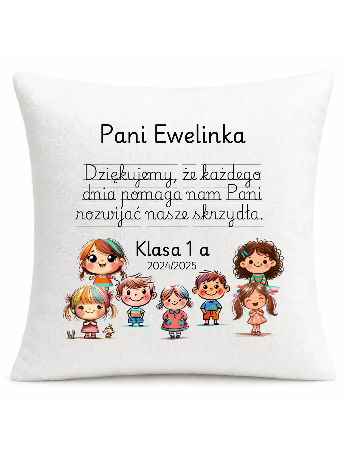 Podziękowanie od uczniów | Poduszka prezent dla nauczyciela N09