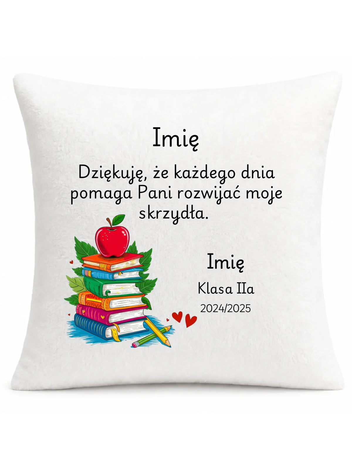 Podziękowanie dla nauczycielki | Poduszka prezent na Zakończenie Roku Szkolnego N10