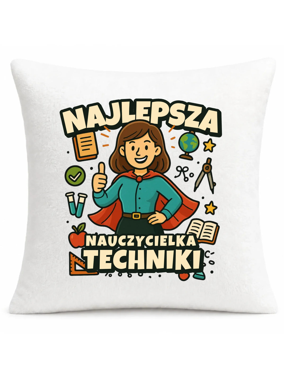 Najlepsza nauczycielka techniki | Poduszka na prezent N76