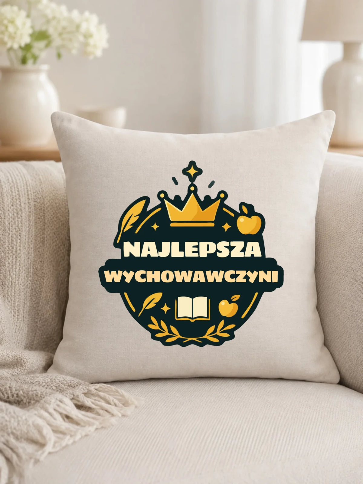 Najlepsza wychowawczyni | Poduszka na prezent N43