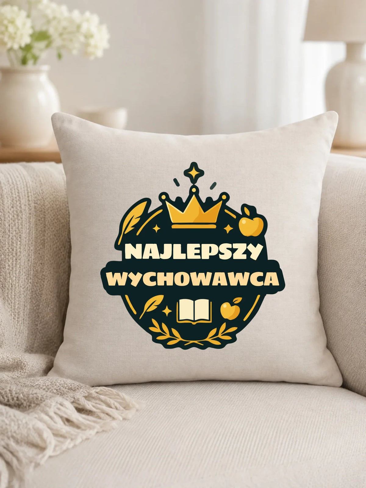 Najlepszy wychowawca | Poduszka prezent dla wychowawcy N42