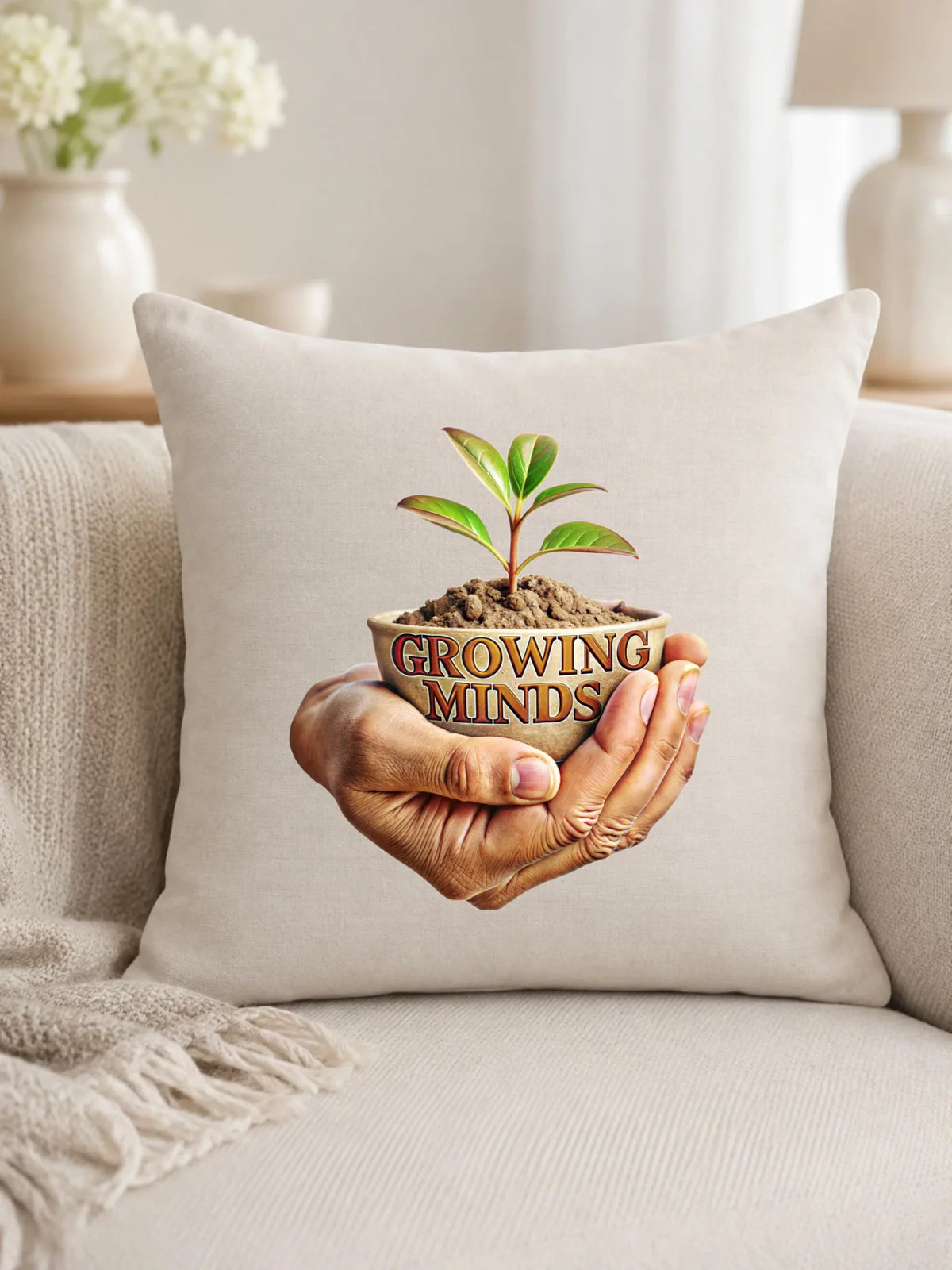 Growing minds | Poduszka dla nauczyciela N15