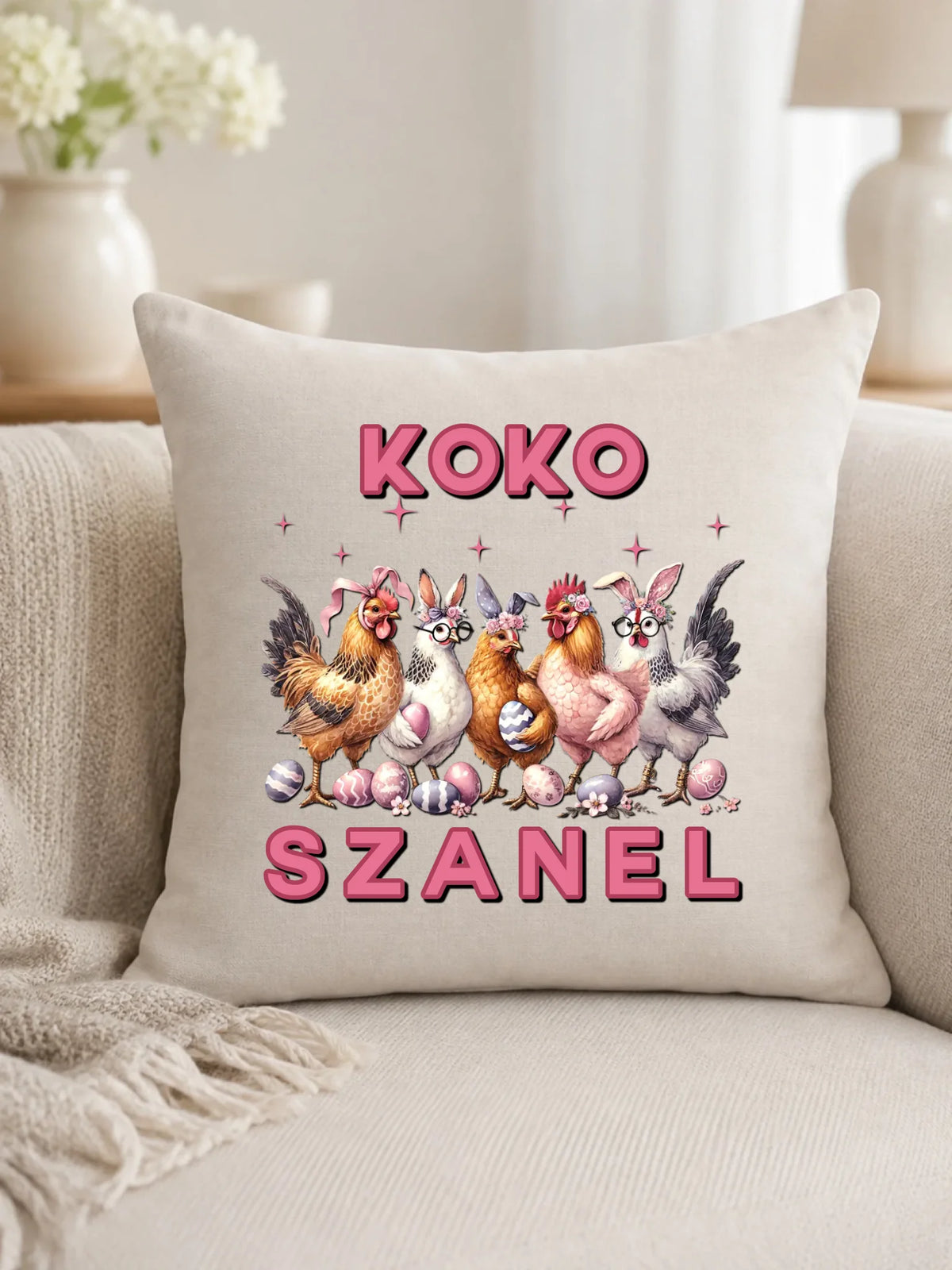 Koko szanel | Poduszka Wielkanocna WN23
