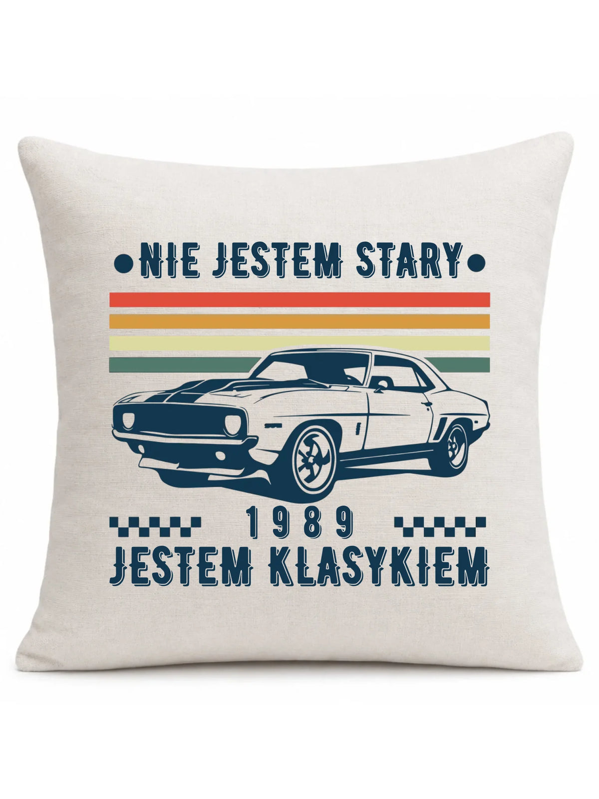 Nie jestem stary, jestem klasykiem | Personalizowana poduszka na urodziny U22