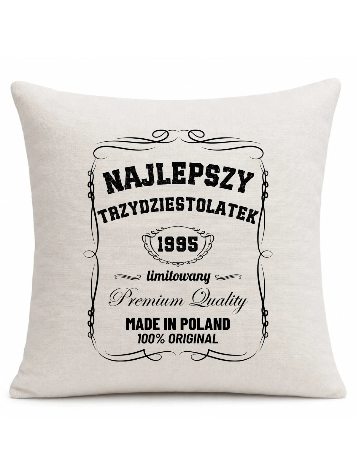 Najlepszy trzydziestolatek | Poduszka prezent na 30 urodziny U04