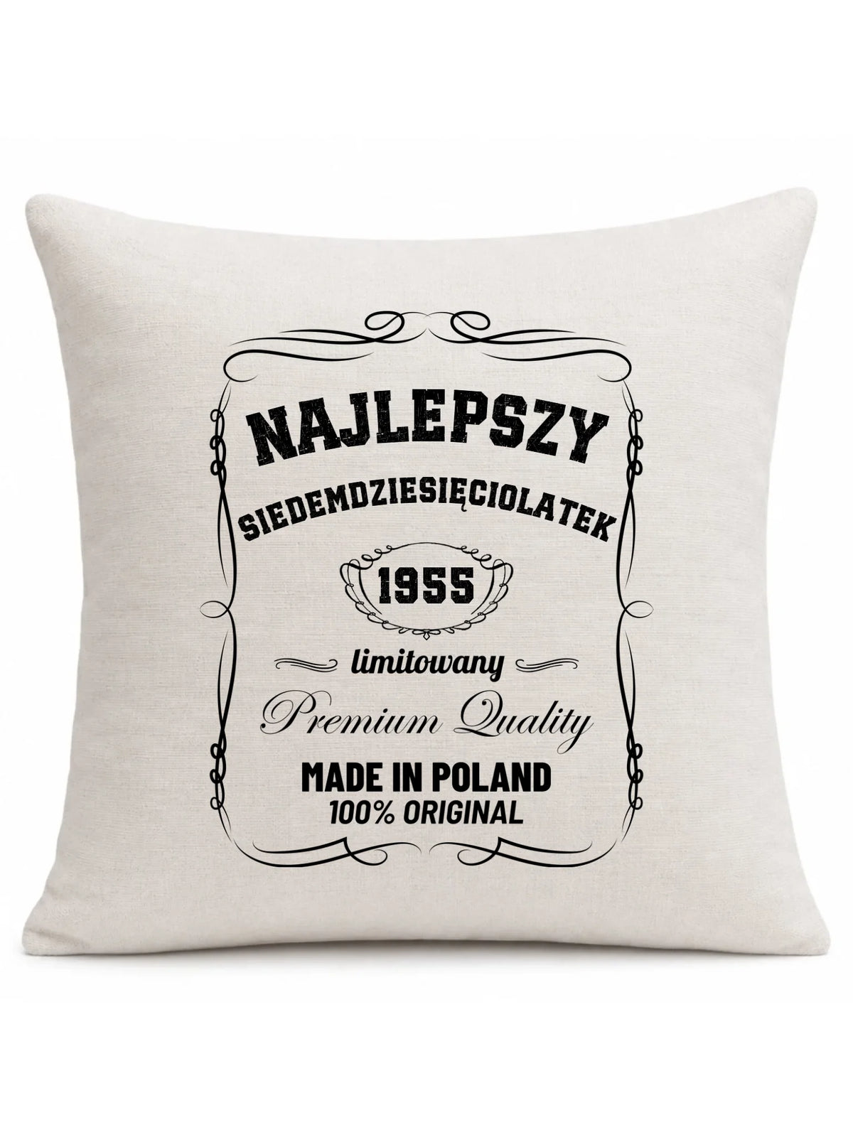 Najlepszy siedemdziesięciolatek | Poduszka prezent na 70 urodziny U04