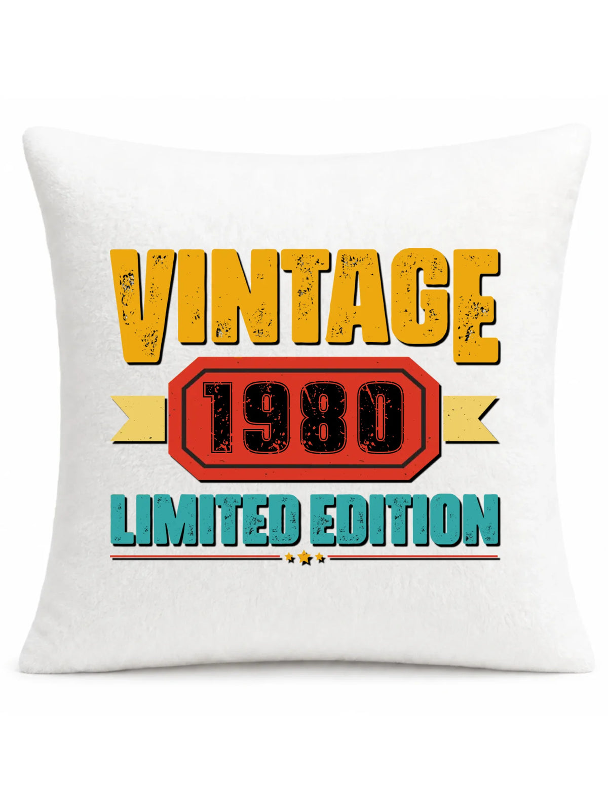 Vintage Limited Edition (data) | Personalizowana poduszka na urodziny U29