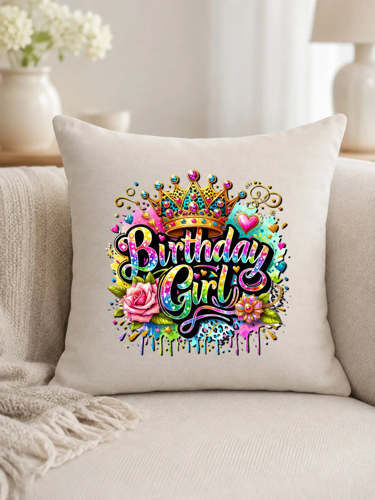 Birthday Girl | Poduszka na urodziny U34