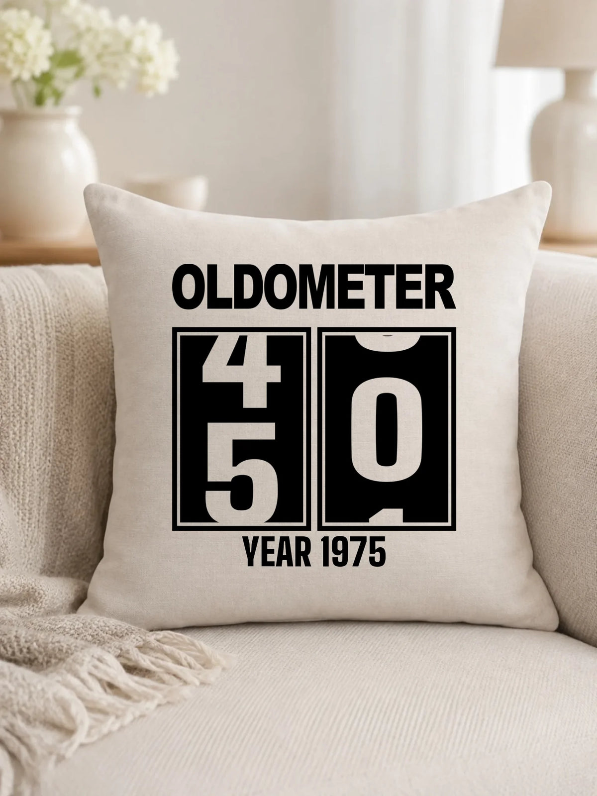 Oldometer 20-85 lat | Poduszka na urodziny U06