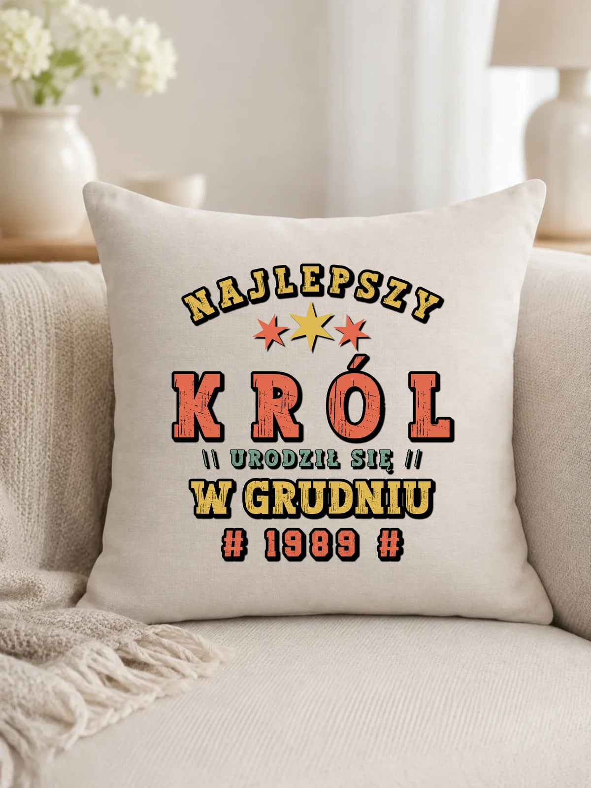 Najlepszy Król urodził się w (miesiąc, rok) | Poduszka na urodziny U26