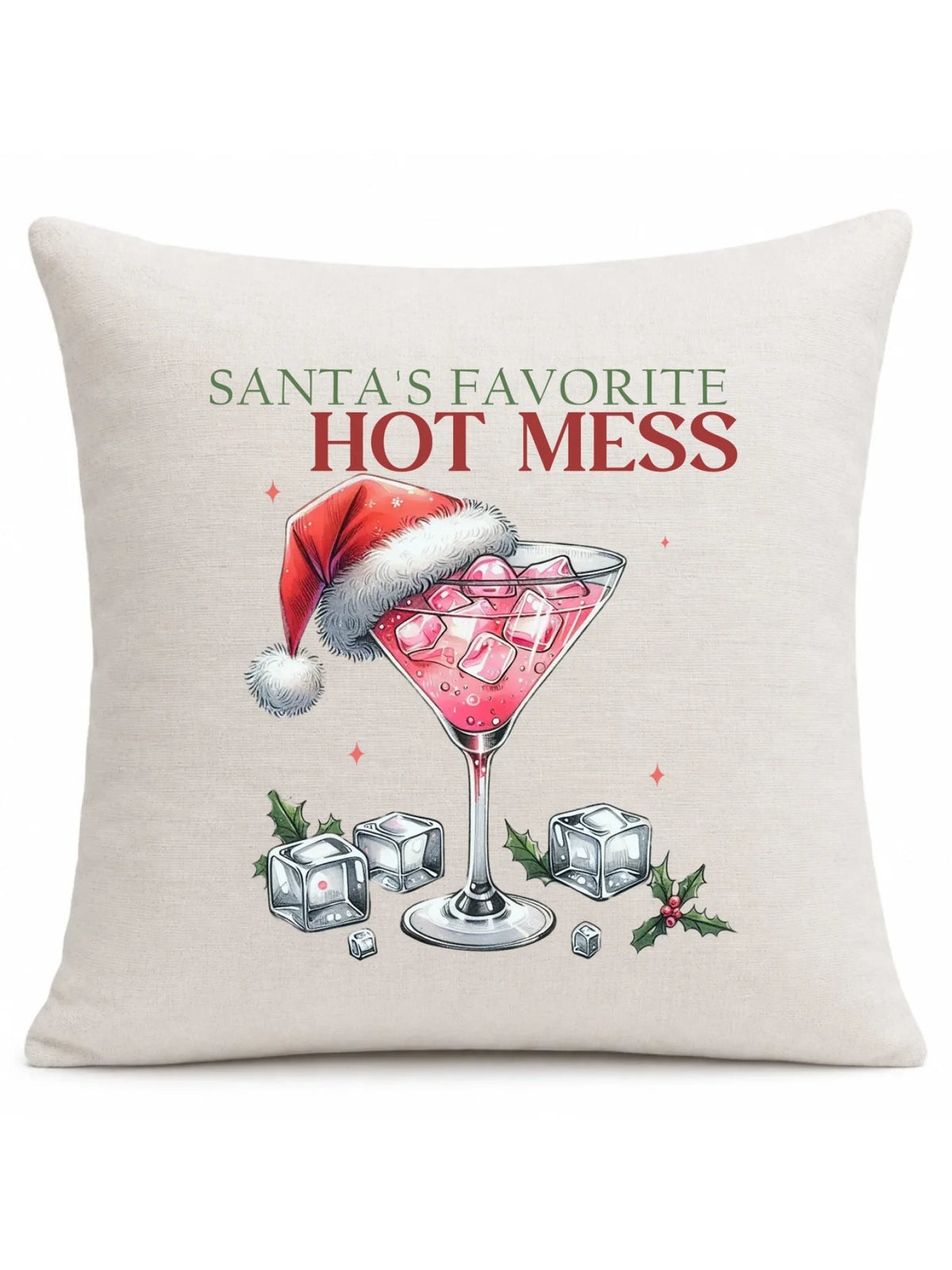 Poduszka świąteczna - Santa's favorite hot mess BN75