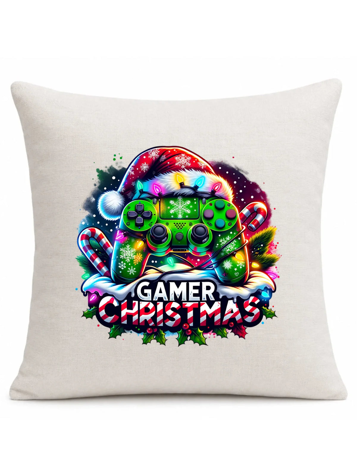 Poduszka świąteczna - prezent dla gracza - Christmas gamer BN22