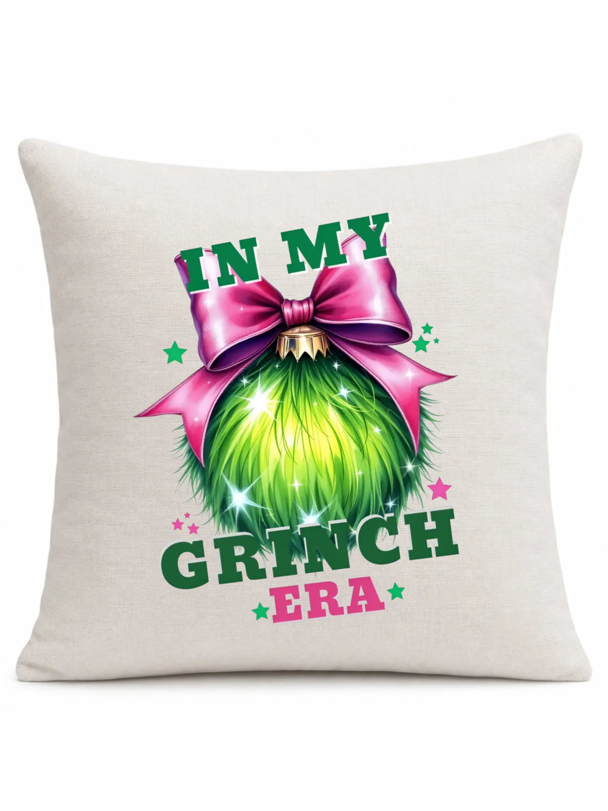 Poduszka świąteczna - In my Grinch era BN26