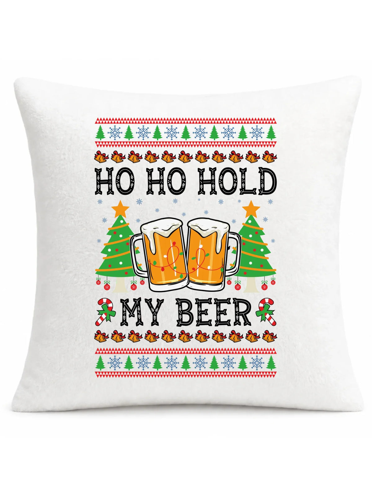 Poduszka świąteczna - Ho ho hold my beer BN131
