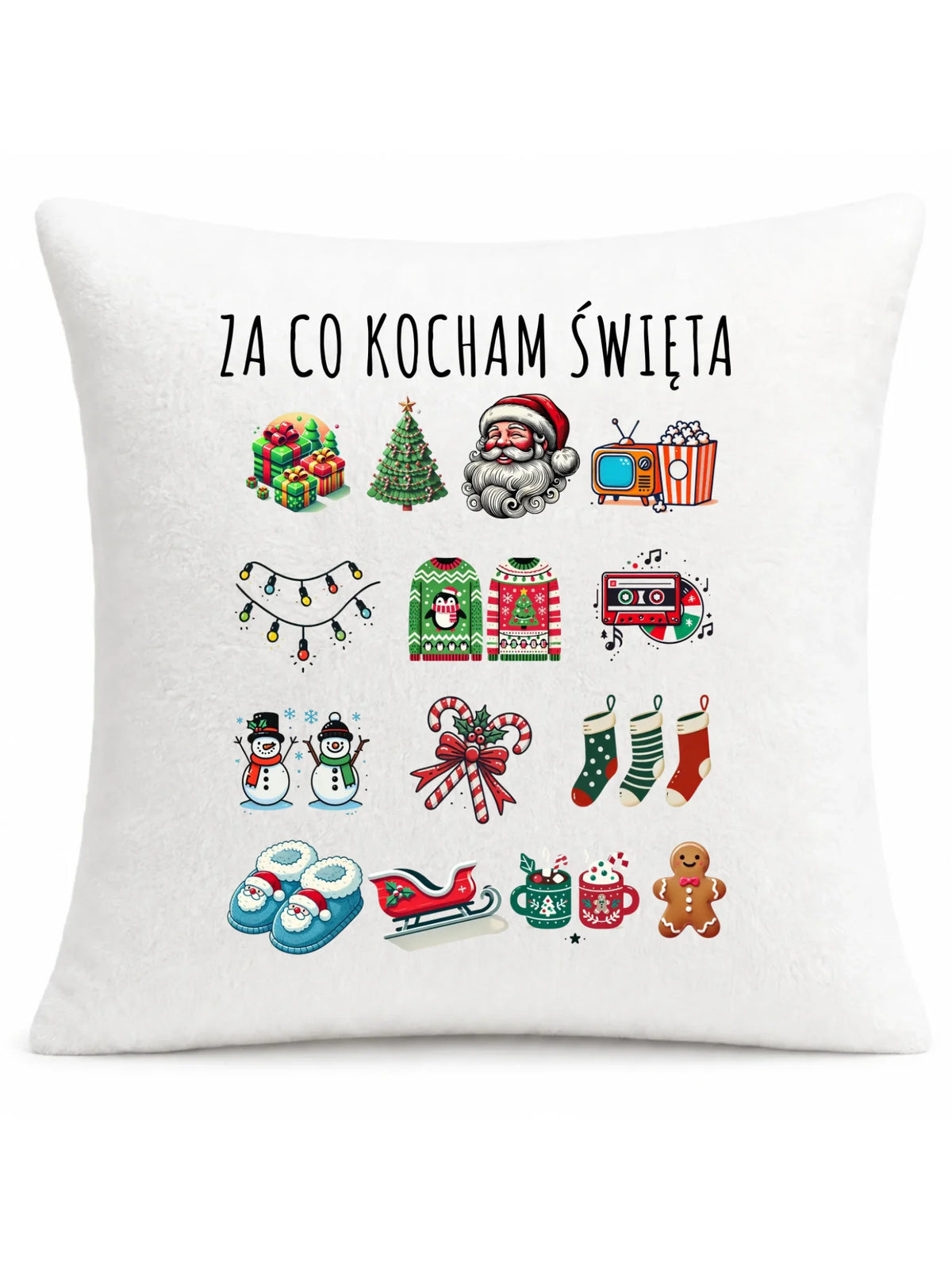 Poduszka świąteczna - Za co kocham święta BN130
