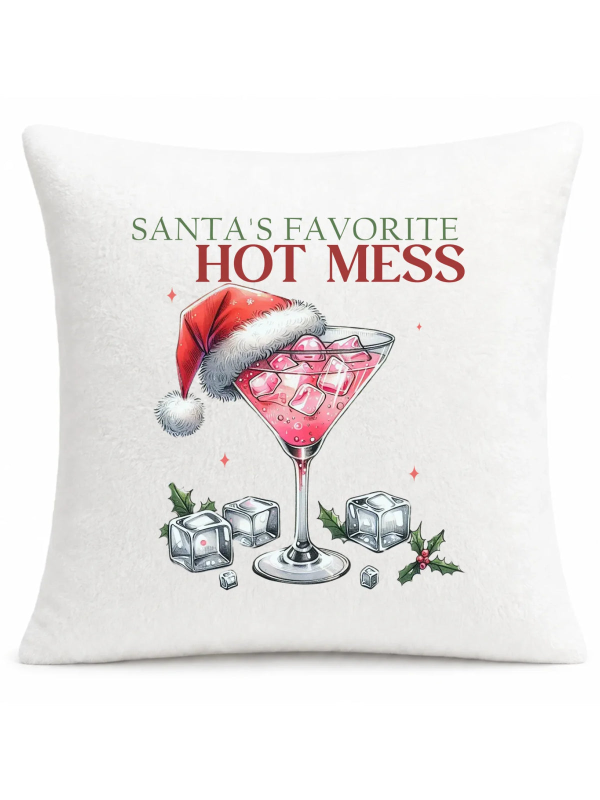 Poduszka świąteczna - Santa's favorite hot mess BN75