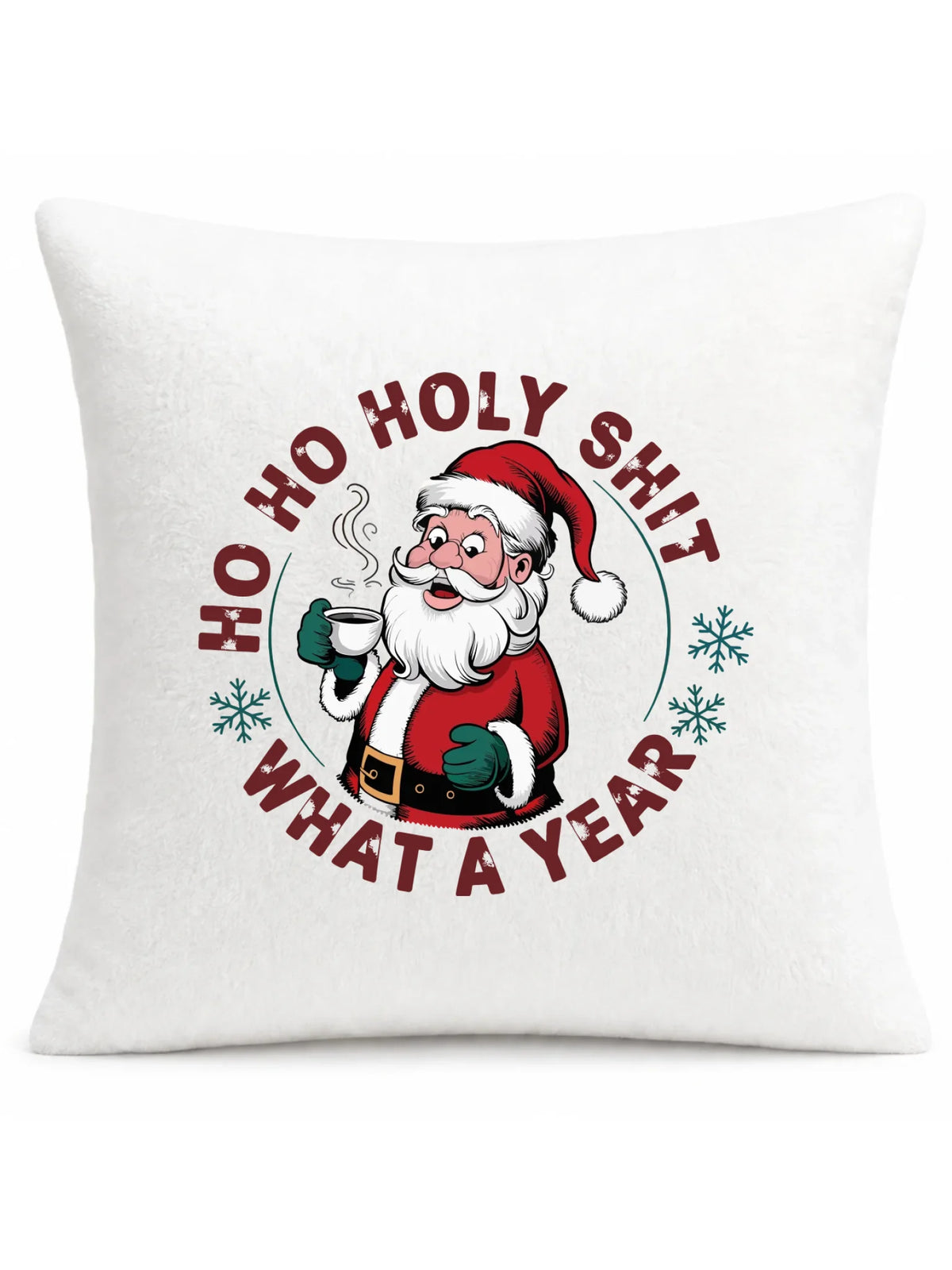 Poduszka świąteczna - Ho ho holy shit what a year BN74