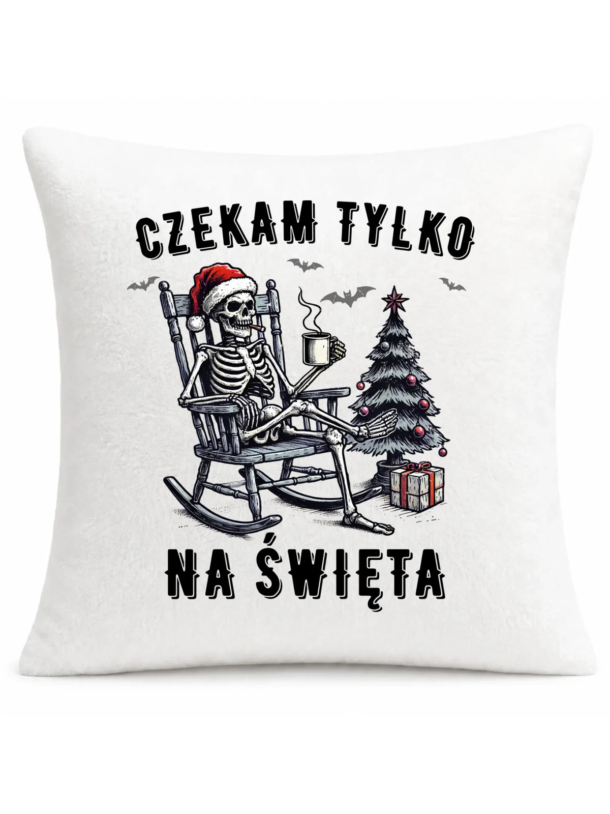 Poduszka świąteczna - Czekam tylko na święta BN56