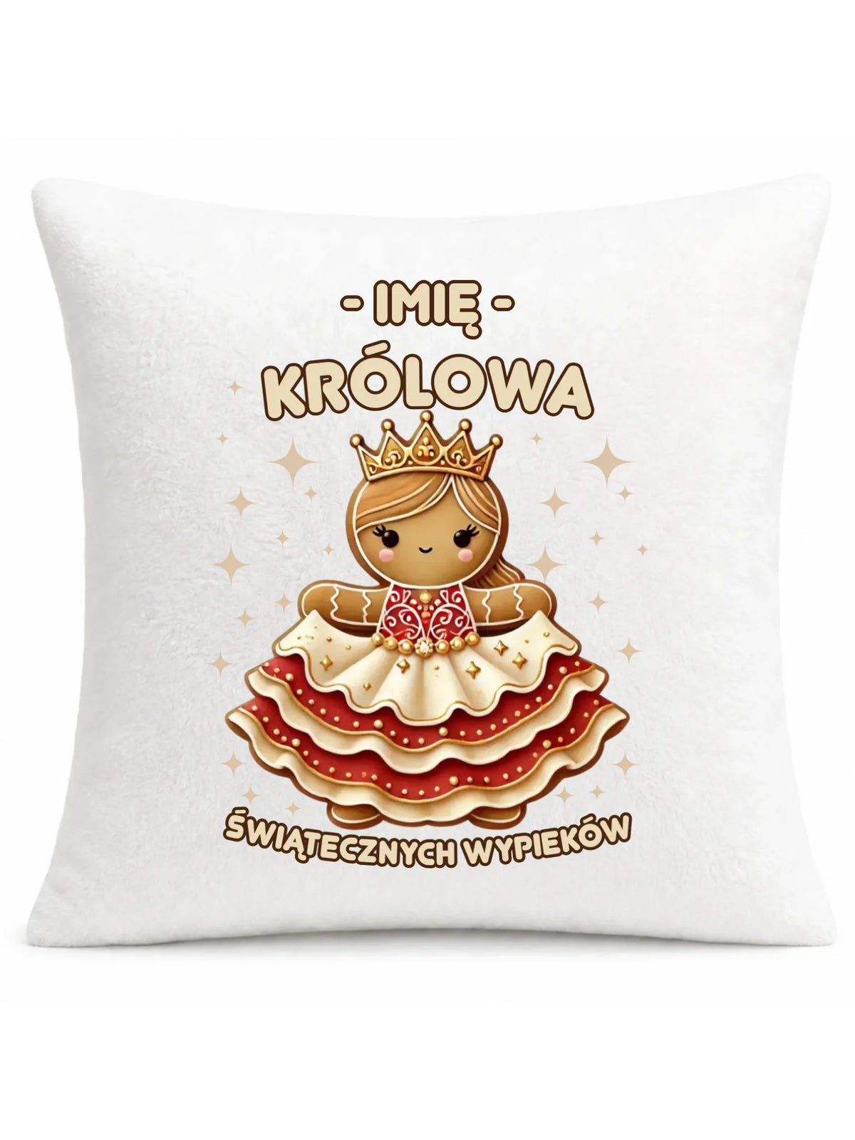 Poduszka świąteczna - Królowa świątecznych wypieków - personalizowana BN28