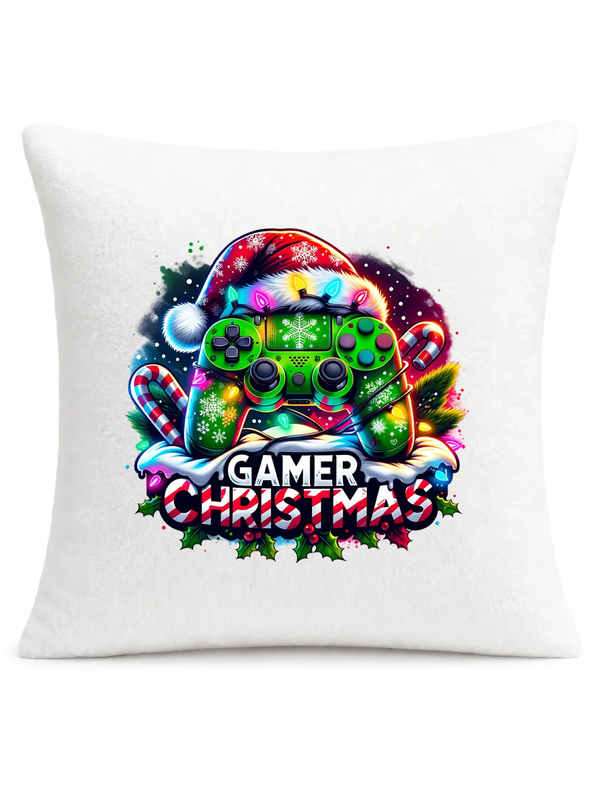 Poduszka świąteczna - prezent dla gracza - Christmas gamer BN22