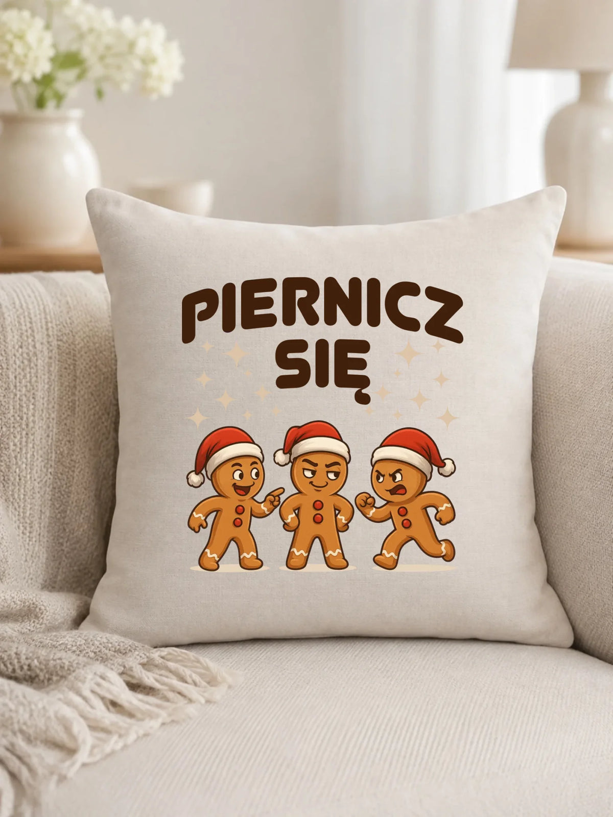 Poduszka świąteczna - Piernicz się BN149