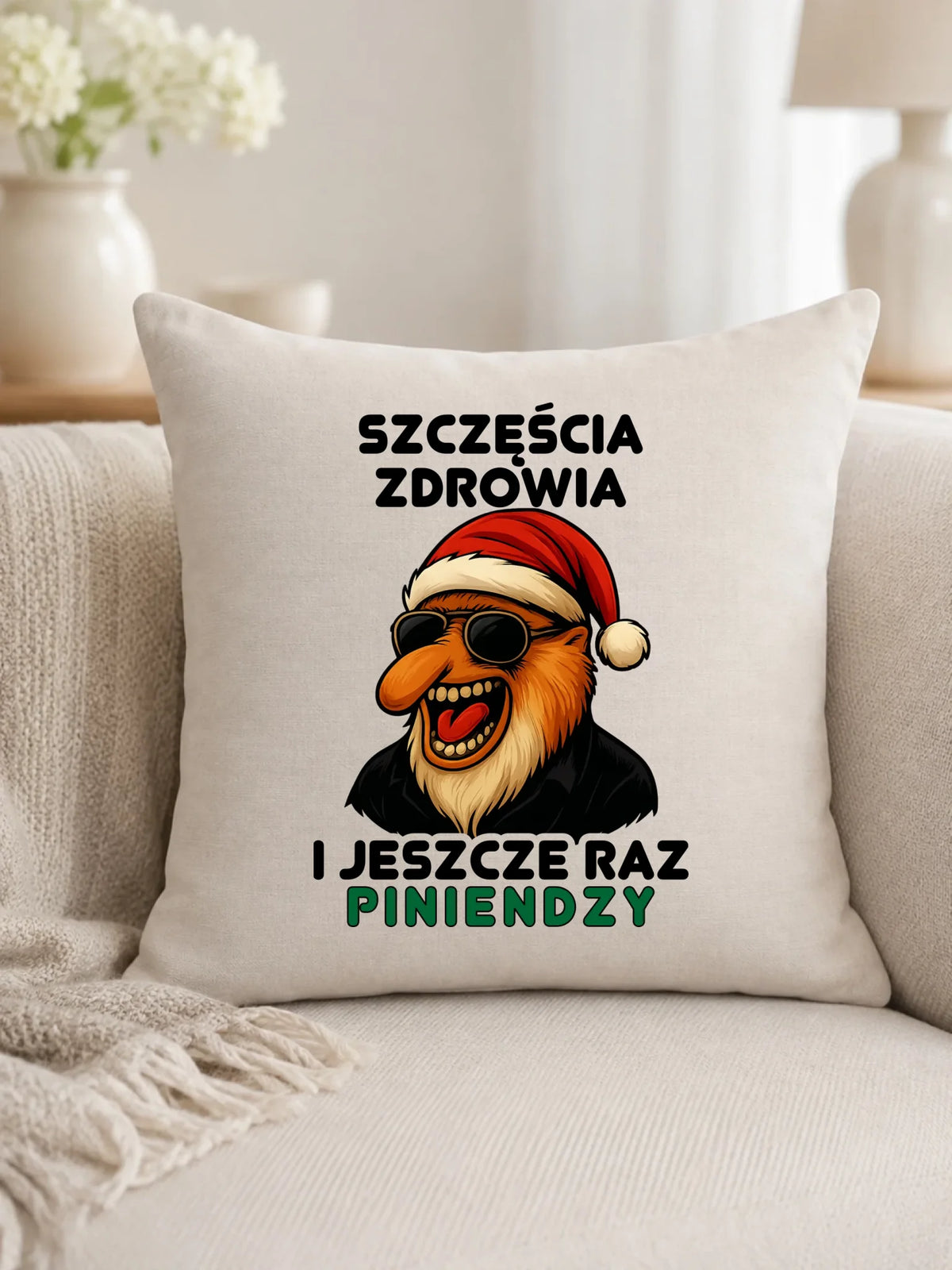 Poduszka świąteczna - Janusz Nosacz - I jeszcze raz piniendzy BN111
