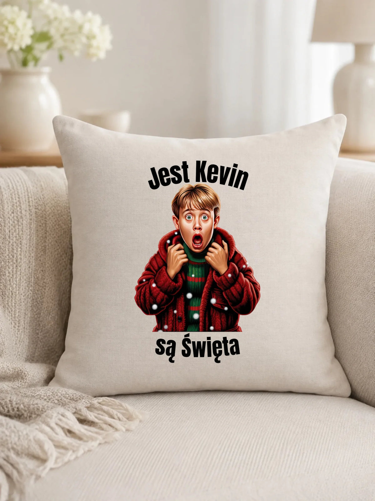 Poduszka świąteczna - Jest Kevin są święta BN27