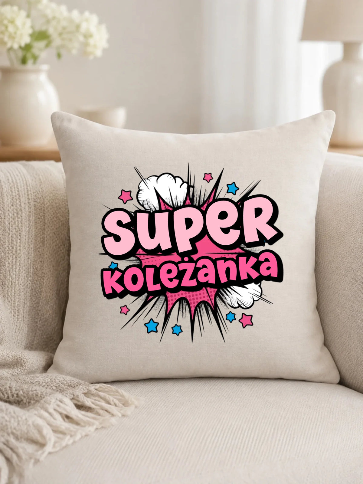 Super koleżanka | Poduszka z imieniem dla dziecka DD19
