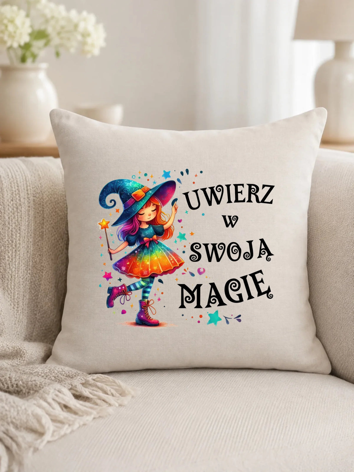 Uwierz w swoją magię wróżka | Poduszka dla dziecka DD16
