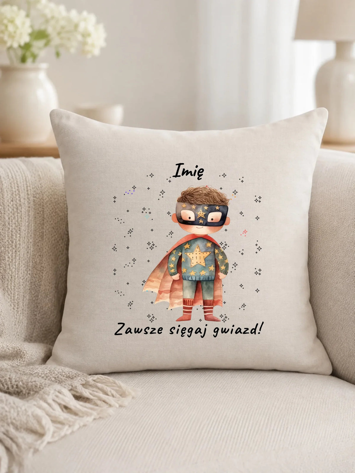 Zawsze sięgaj gwiazd | Poduszka dla dziecka DD06