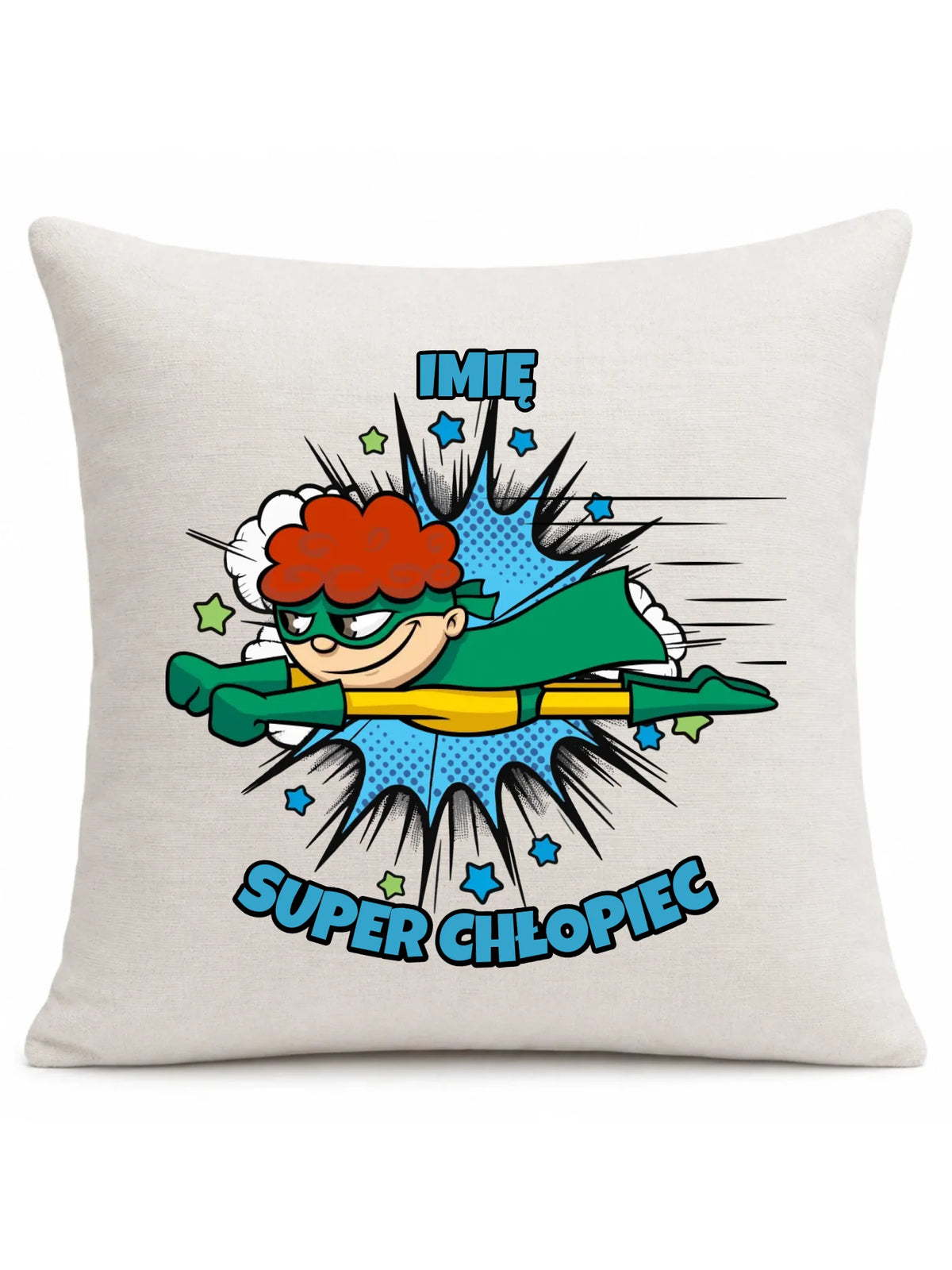 Super Chłopiec | Poduszka z imieniem dla dziecka DD18