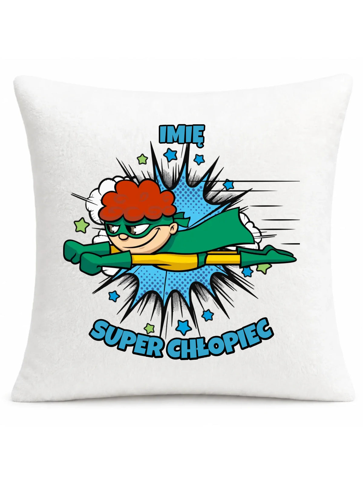 Super Chłopiec | Poduszka z imieniem dla dziecka DD18
