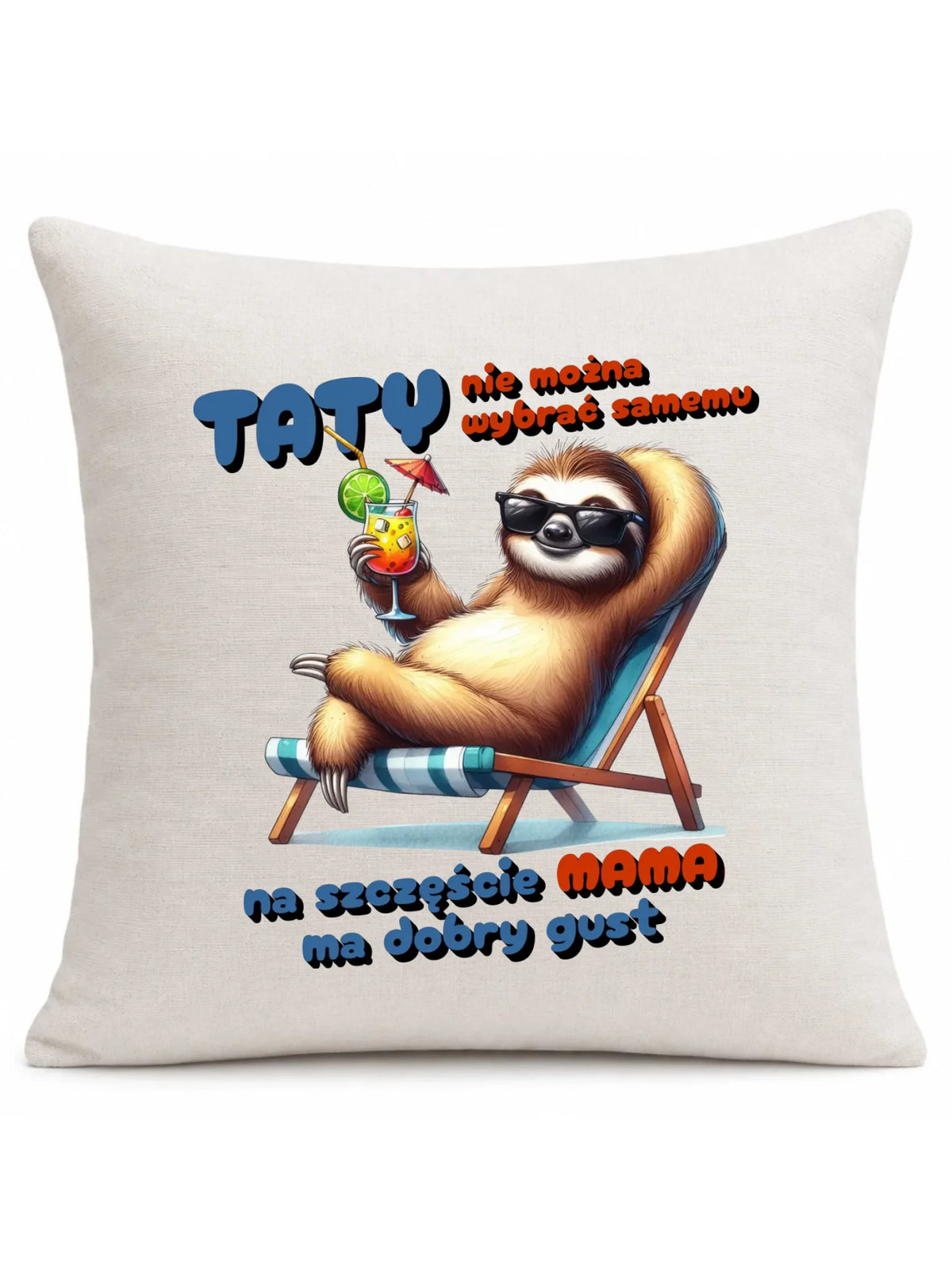 Mama ma dobry gust | Poduszka dla taty DT78
