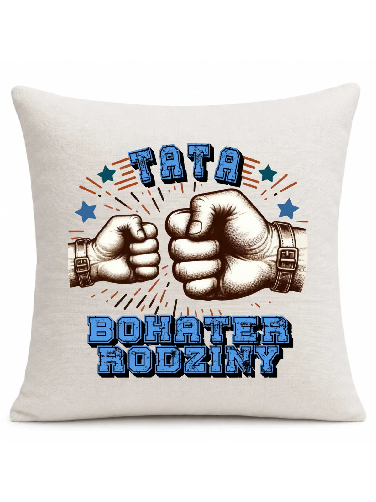 Tata bohater rodziny | Poduszka dla taty DT45