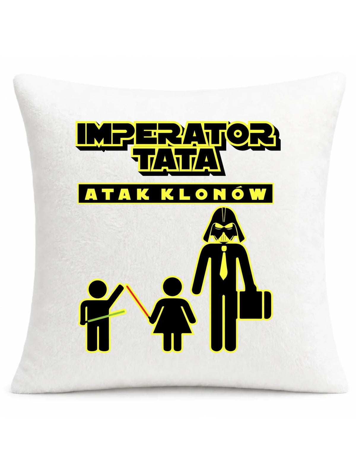 Imperator tata atak klonów | Poduszka dla taty od bliźniaków DT63