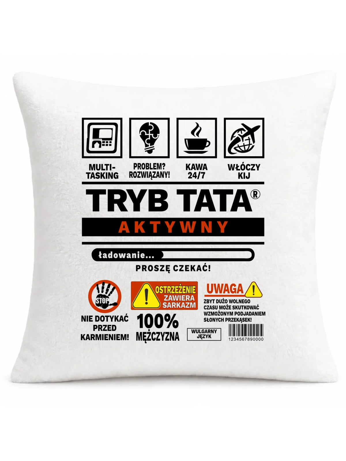 Tryb tata aktywny | Poduszka prezent dla taty DT51