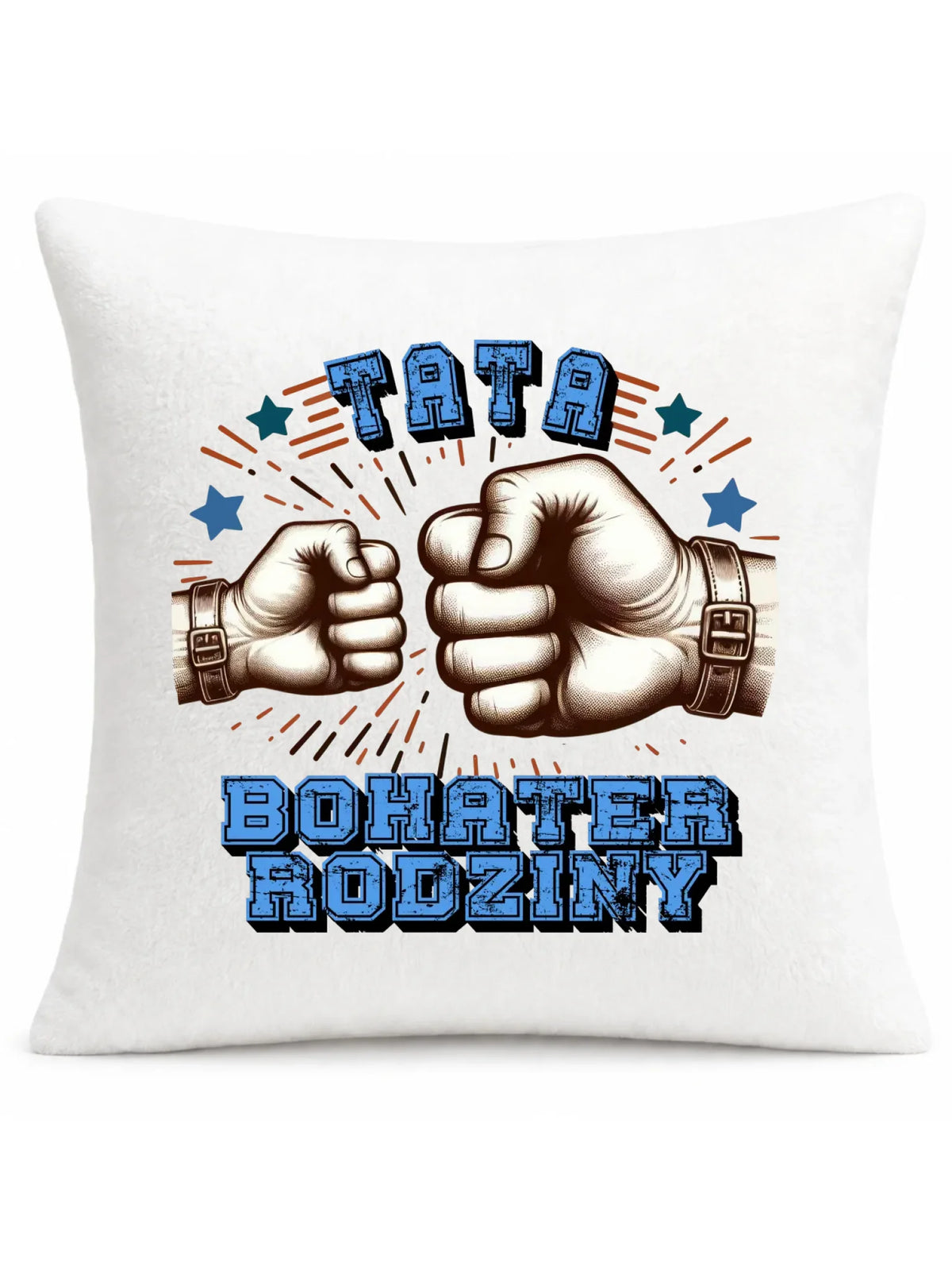 Tata bohater rodziny | Poduszka dla taty DT45
