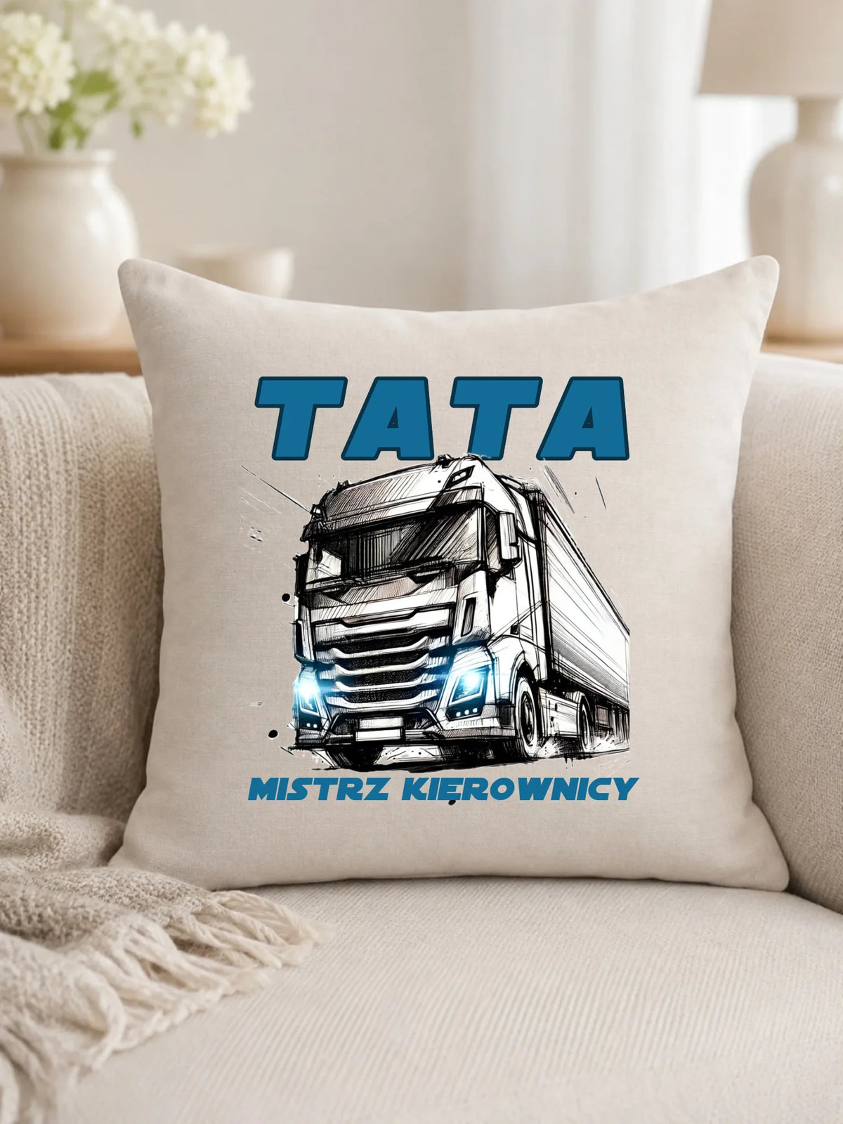 Mistrz kierownicy | Poduszka dla taty kierowca ciężarówki DT80