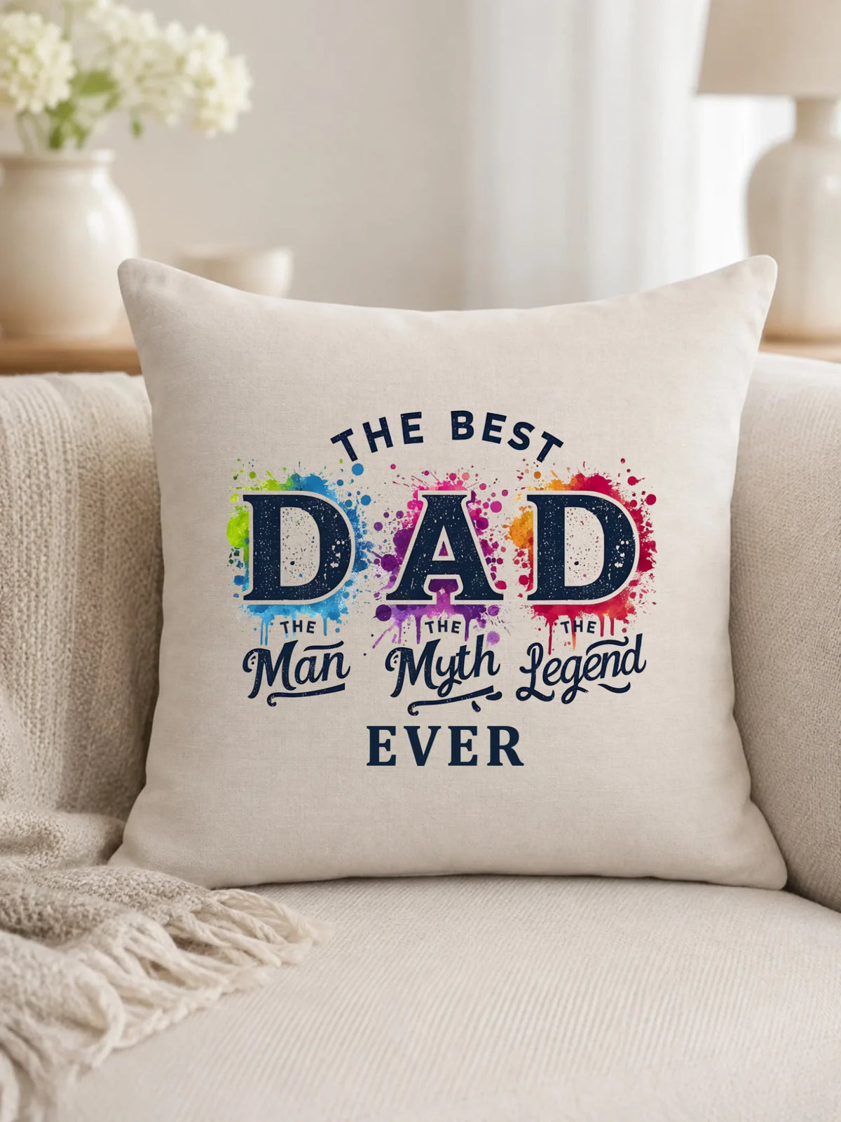 The best dad ever | Poduszka dla taty DT74