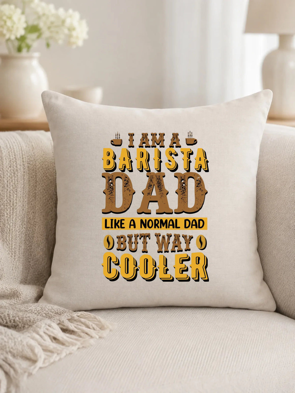 Barista | Poduszka z nadrukiem dla taty DT69