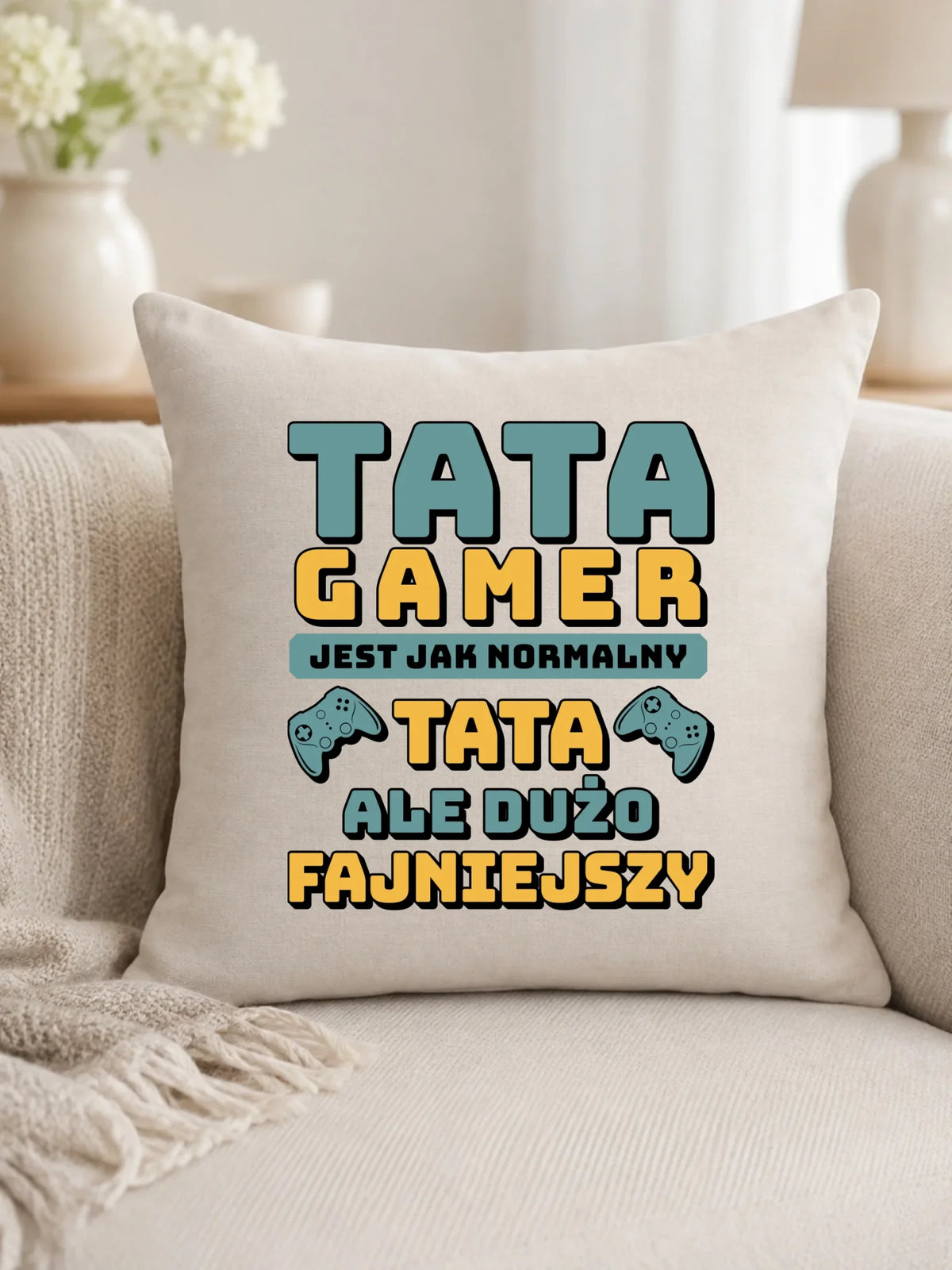 Tata gamer | Poduszka dla taty DT71
