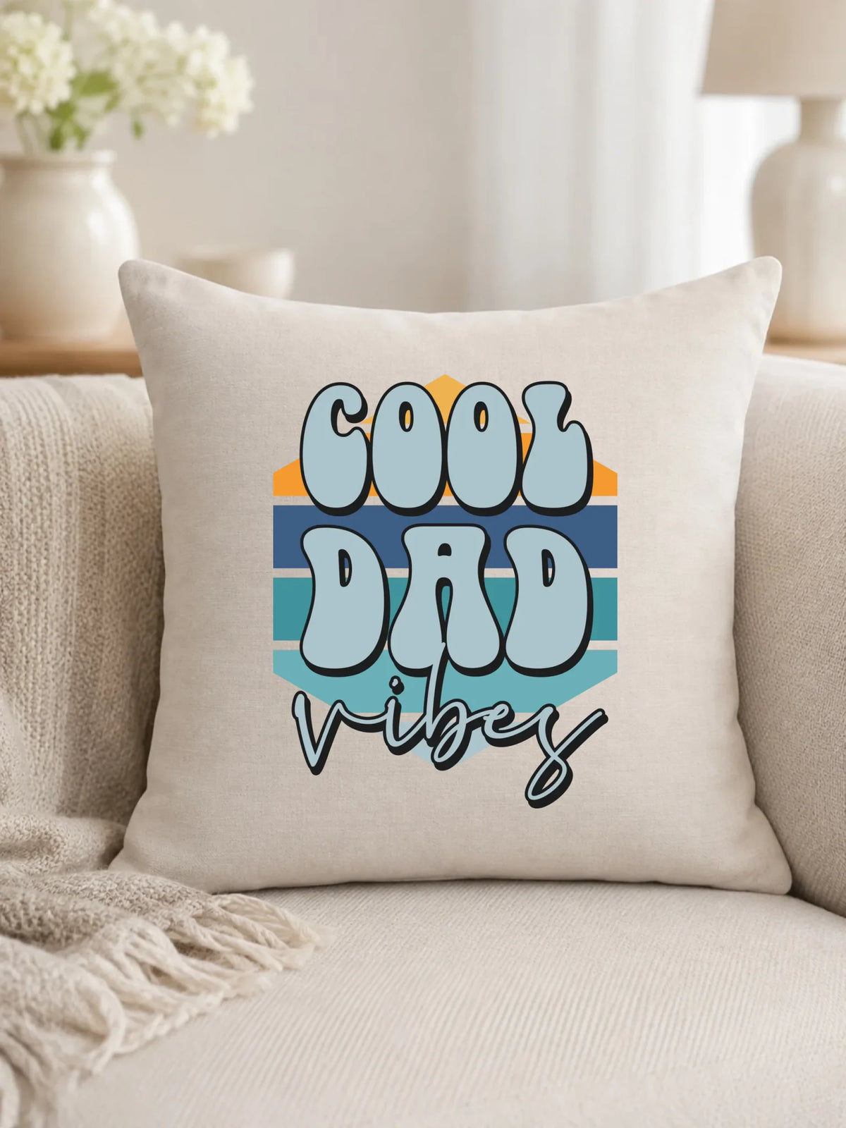 Cool Dad Vibes | Poduszka dla taty na prezent DT56