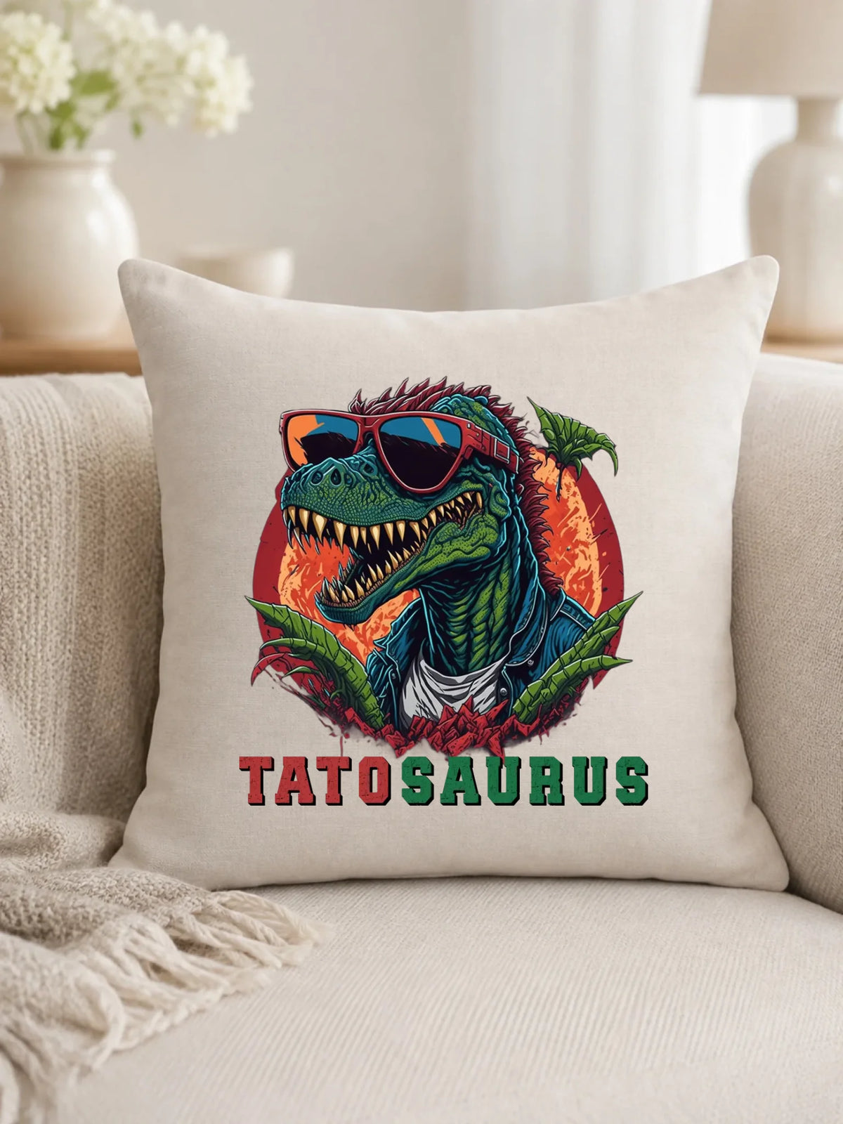 Tatosaurus | Poduszka dla taty na prezent DT54