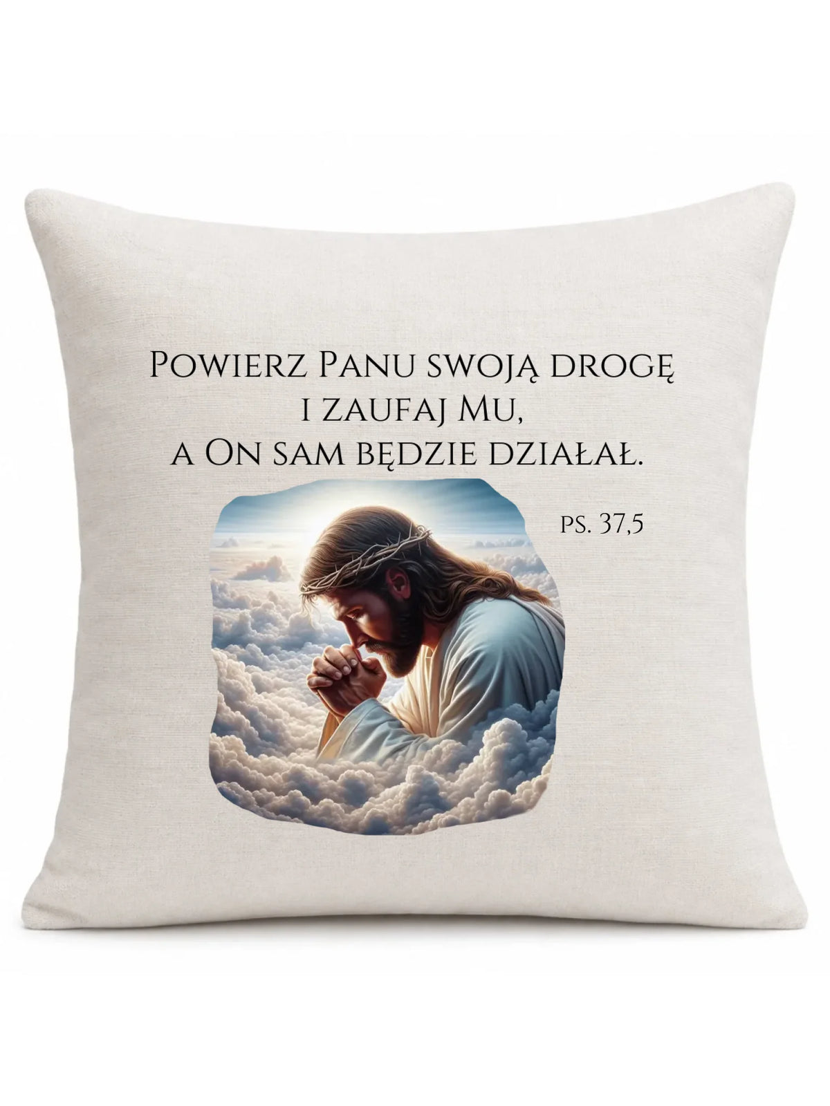 Poduszka chrześcijański POWIERZ PANU SWOJĄ DROGĘ DU06