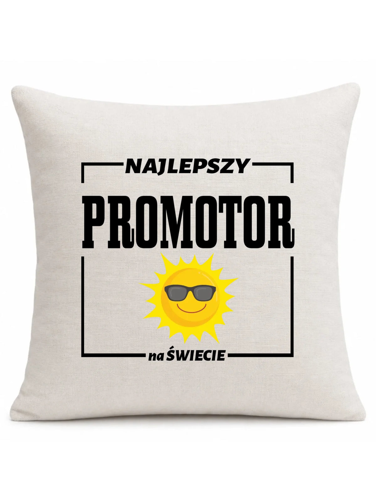 Poduszka na prezent NAJLEPSZY PROMOTOR N68