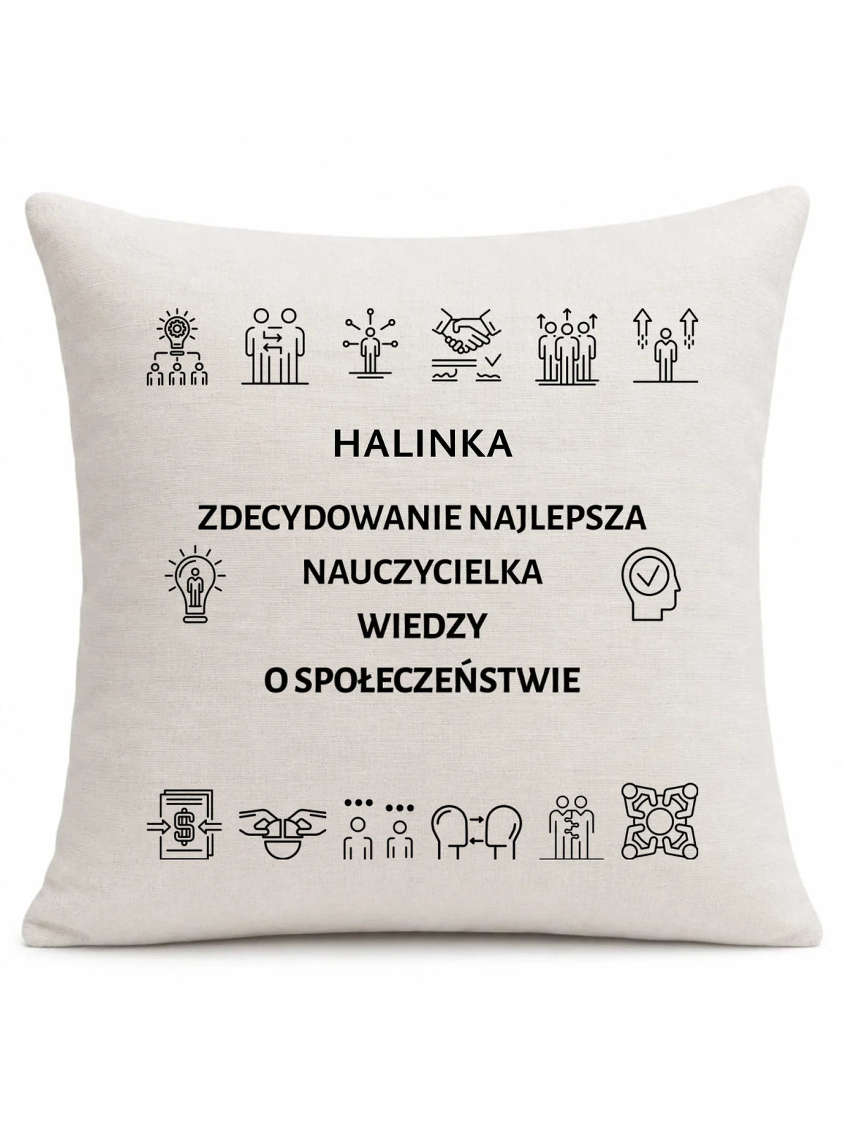 Poduszka dla nauczyciela WIEDZY O SPOŁECZEŃSTWIE WoS N59