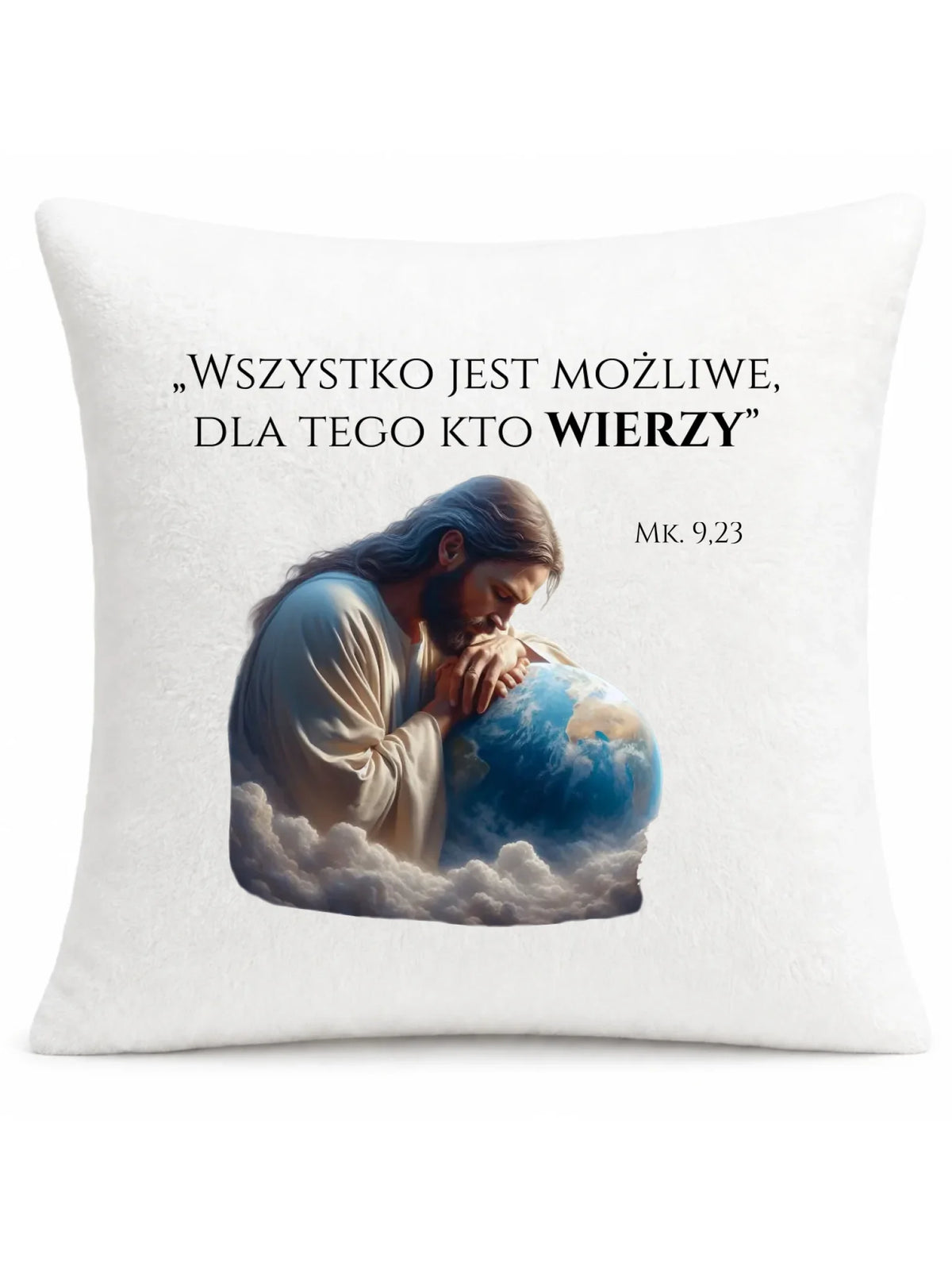 Poduszka chrześcijańska WSZYSTKO JEST MOŻLIWE DU05