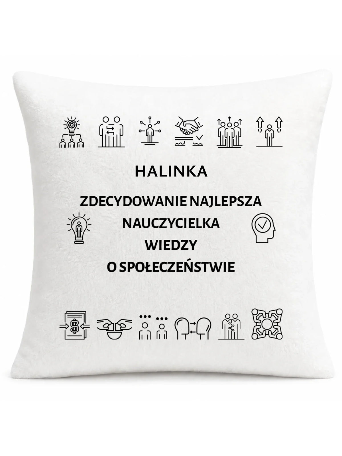 Poduszka dla nauczyciela WIEDZY O SPOŁECZEŃSTWIE WoS N59